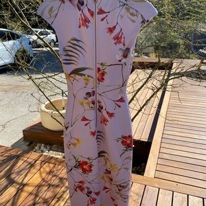 Ted Baker Pink, Rose Gold Floral Dress